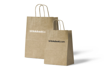 Logo Baskılı Kağıt Poşet / Çanta